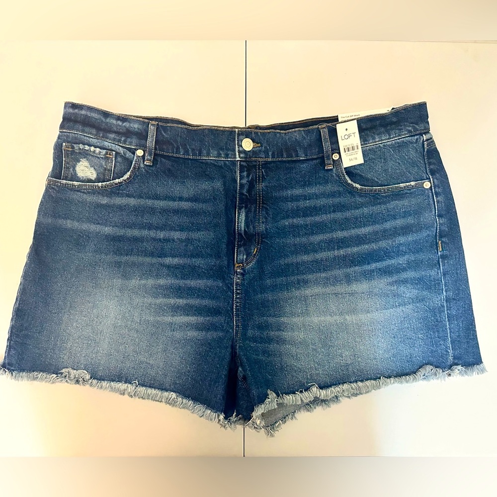Loft High Rise Cut off short regular size 34/18